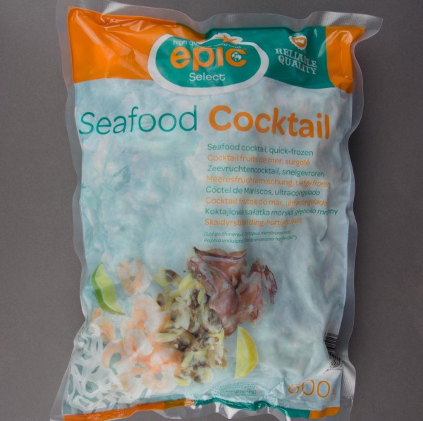 Meeresfrüchte-Mix ohne Surimi,1kg Beutel, 20% Glasur
